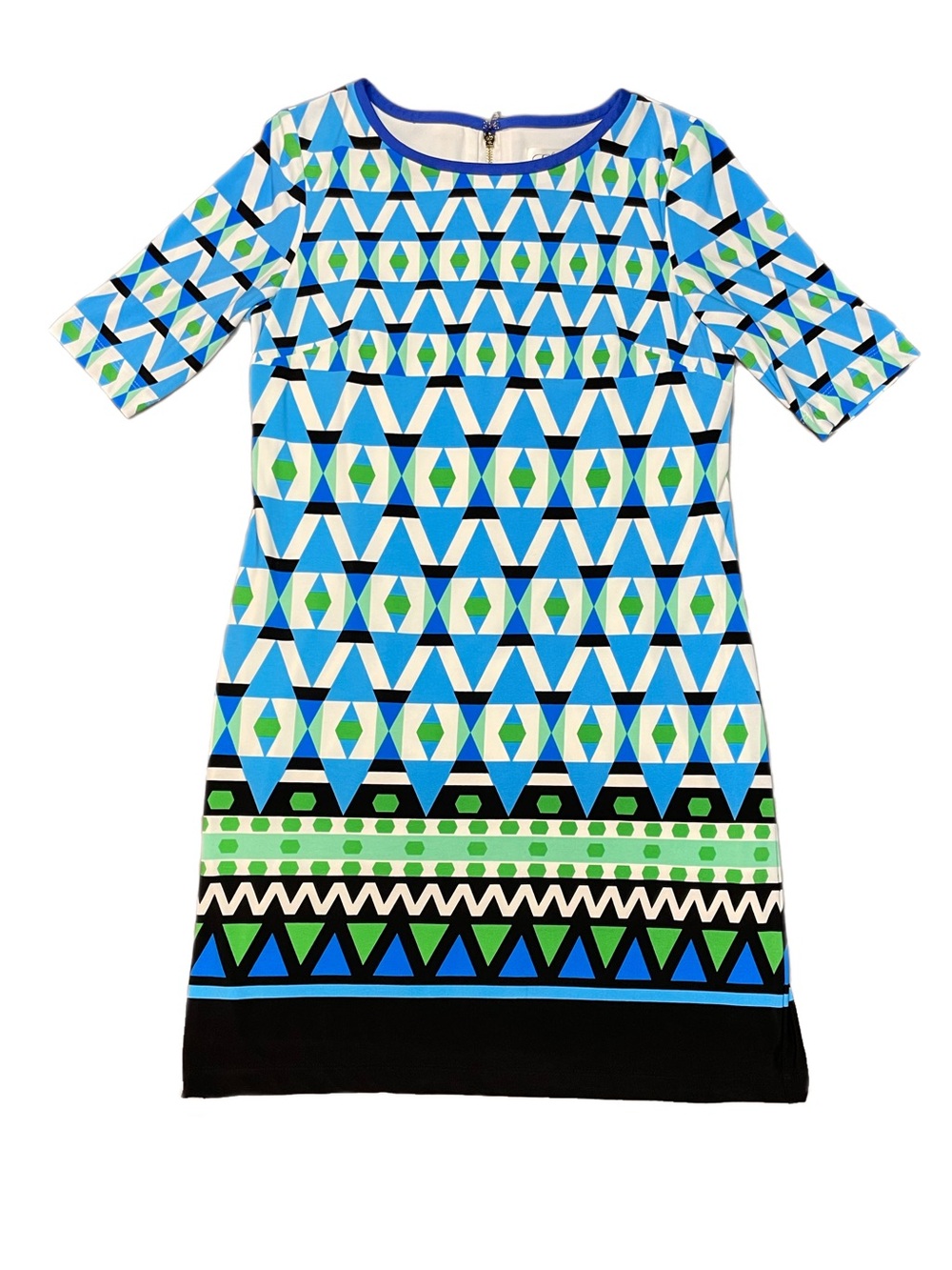 Eliza J Short Sleeve Stretch Shift Dress Size 6P